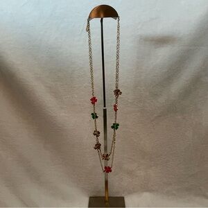 Lilly Pulitzer Shamrock Floral Multi-Color Necklace
